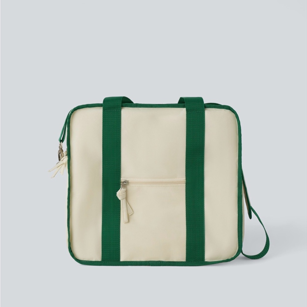 HALARA Pickleball Cream and Green Tote Bag NWT - Picture 3 of 10